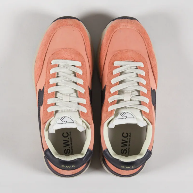 Stepney Workers Club Osier S-Strike Geo-Merged Shoes Sport Orange-6