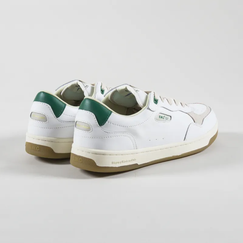 Stepney Workers Club Pro Cup 01 Leather Shoes White Green-1