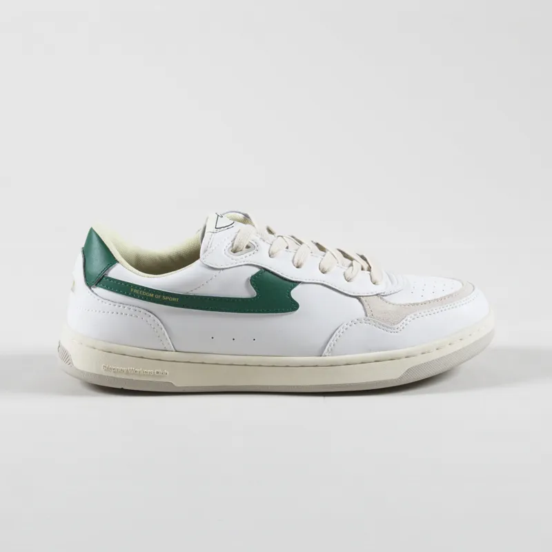 Stepney Workers Club Pro Cup 01 S-Strike Leather Shoes White Green-2