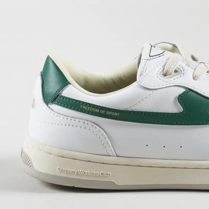 Stepney Workers Club Pro Cup 01 S-Strike Leather Shoes White Green-4