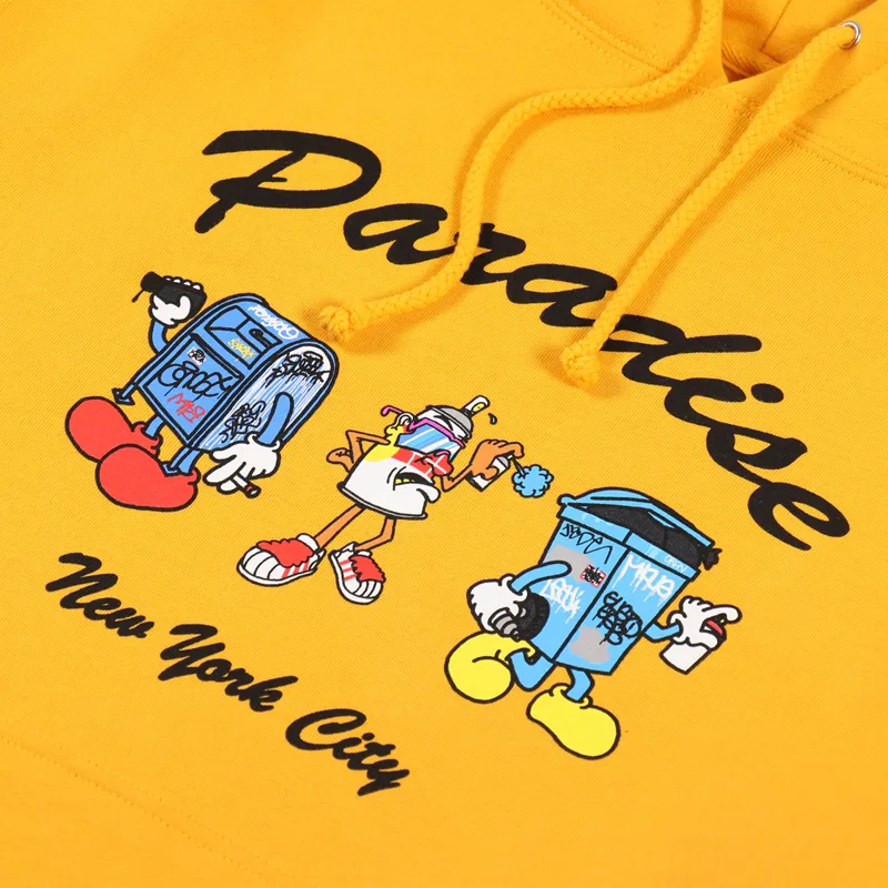 Paradise NYC Petty Crimes Hoodie Gold-5