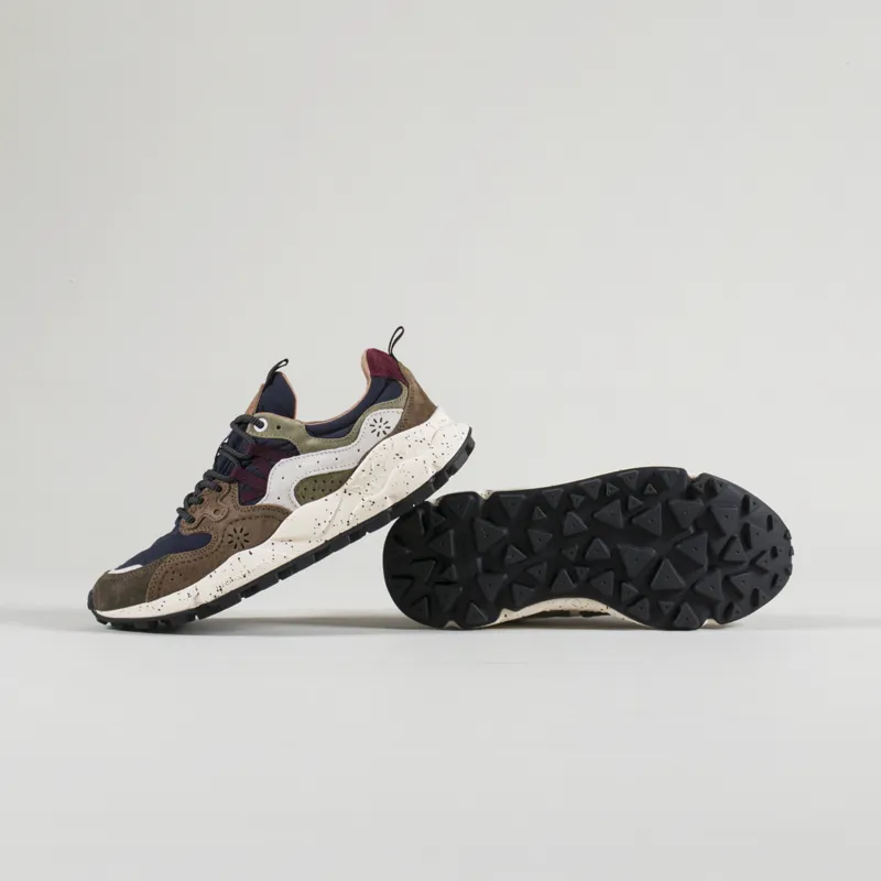 Flower Mountain Yamano 3 Shoes Brown Navy-2