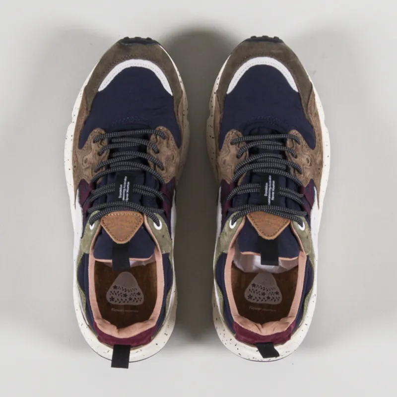 Flower Mountain Yamano 3 Shoes Brown Navy-1