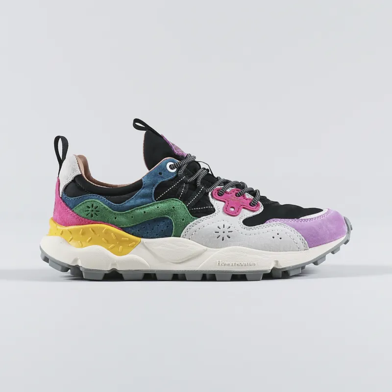 Flower Mountain Womens Yamano 3 Shoes Lilac Black White-4