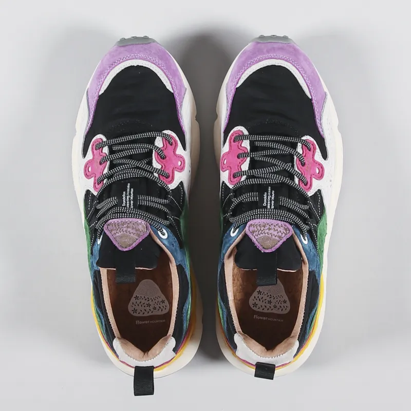 Flower Mountain Womens Yamano 3 Shoes Lilac Black White-1