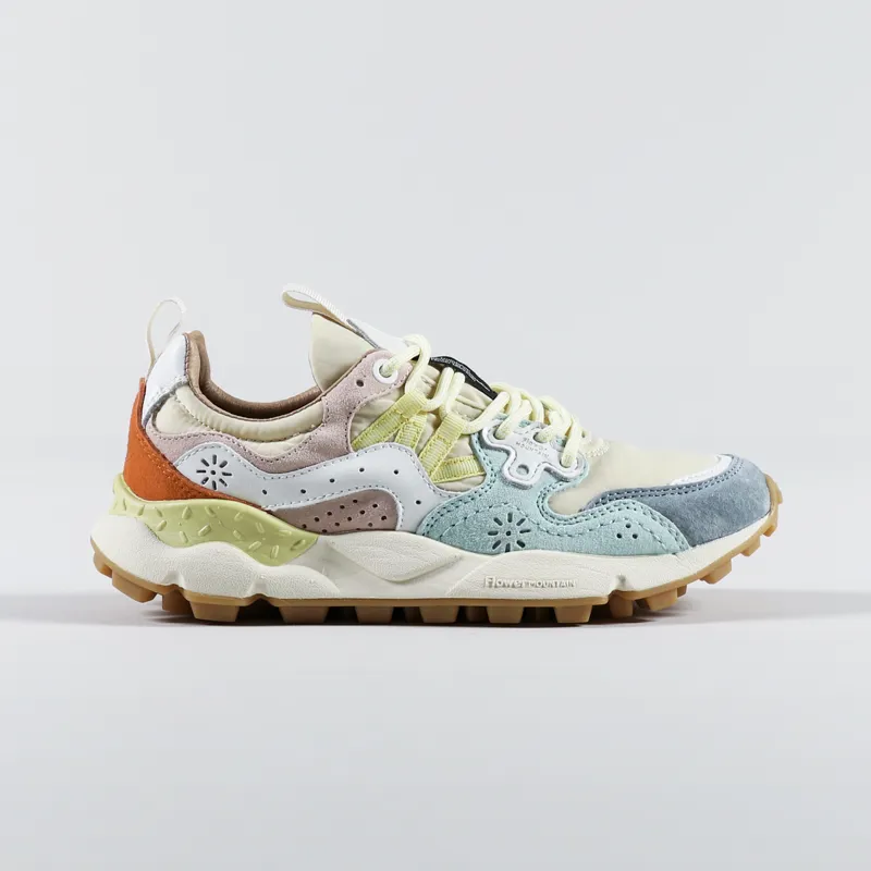 Flower Mountain Womens Yamano 3 Shoes Light Blue Beige-4