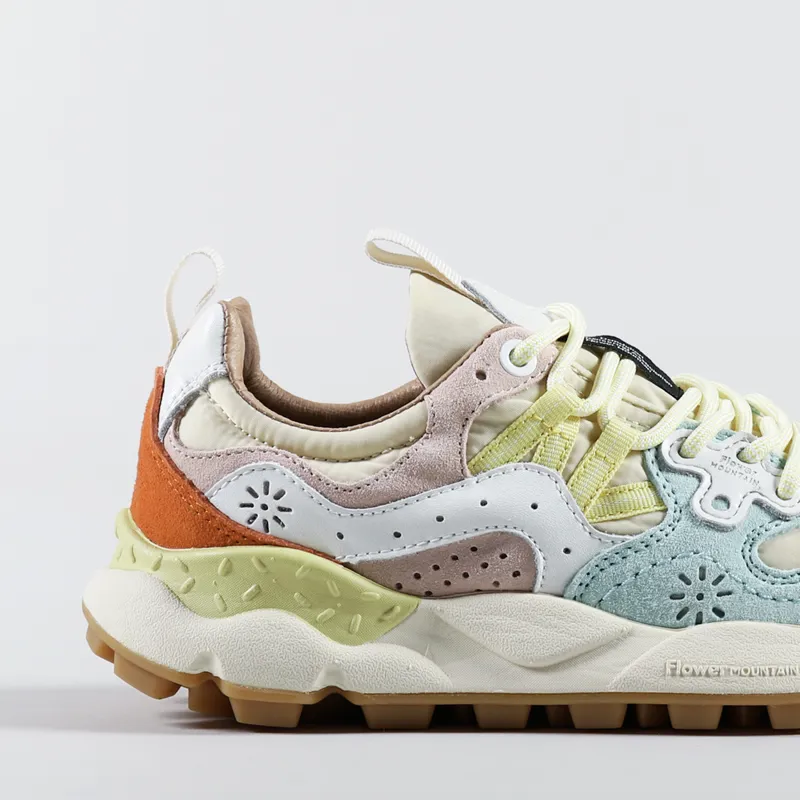 Flower Mountain Womens Yamano 3 Shoes Light Blue Beige-5
