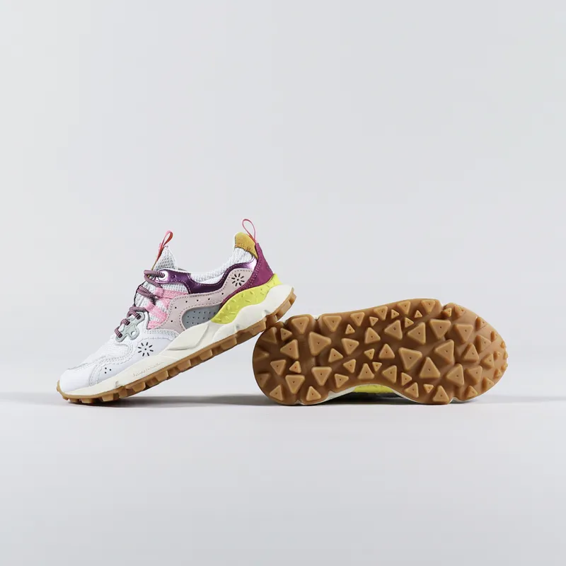 Flower Mountain Womens Yamano 3 Shoes White Pastel Multi Mesh-1