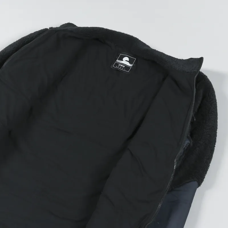 Edwin Yonago Jacket Lined Black-4