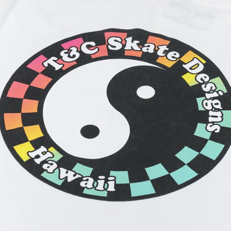T And C Surf YY 71 Logo T Shirt White-4