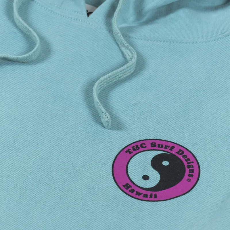 T And C Surf YY Hoodie Teal-8