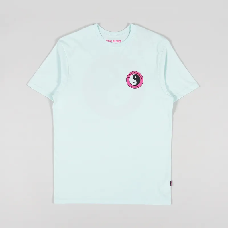T And C Surf YY Logo T Shirt Aqua-1