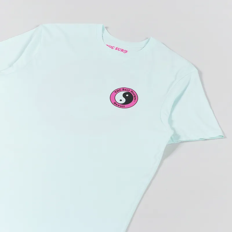 T And C Surf YY Logo T Shirt Aqua-3