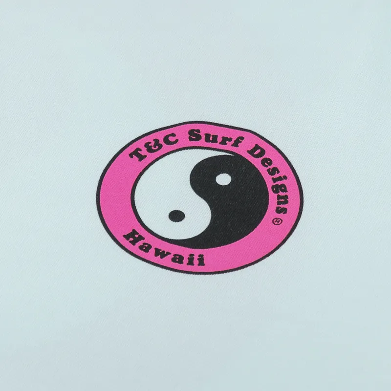 T And C Surf YY Logo T Shirt Aqua-5