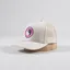 T And C Surf YY Trucker Cap Greige Pink