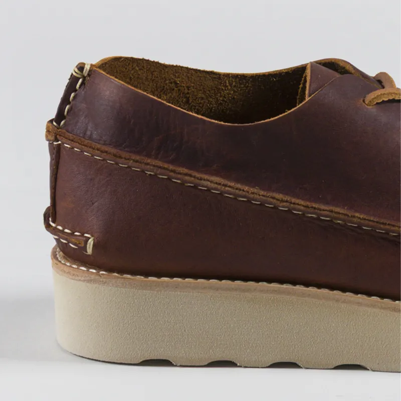 Zardus Alves II Leather Shoes Chestnut-4