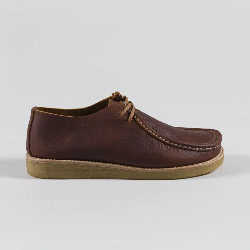 Zardus Santos Leather Shoes Chestnut-2