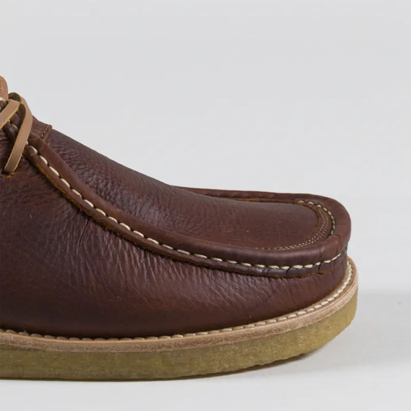 Zardus Santos Leather Shoes Chestnut-5