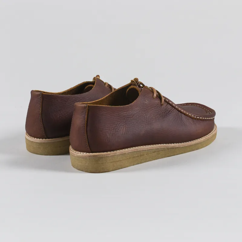 Zardus Santos Leather Shoes Chestnut-1