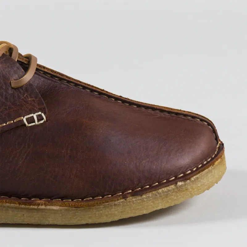 Zardus Silva Leather Shoes Chestnut-5