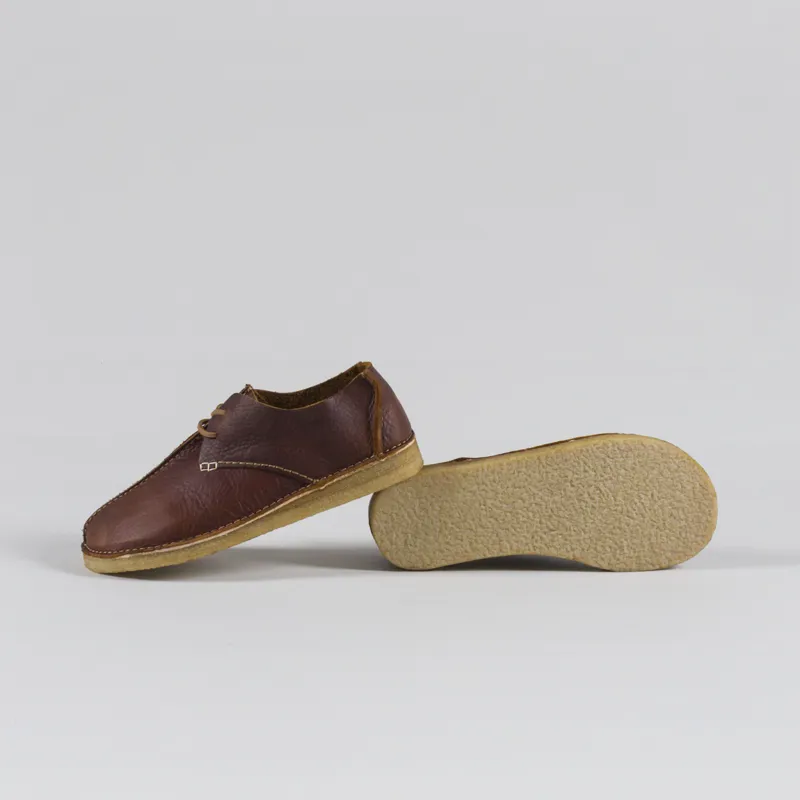 Zardus Silva Leather Shoes Chestnut-3