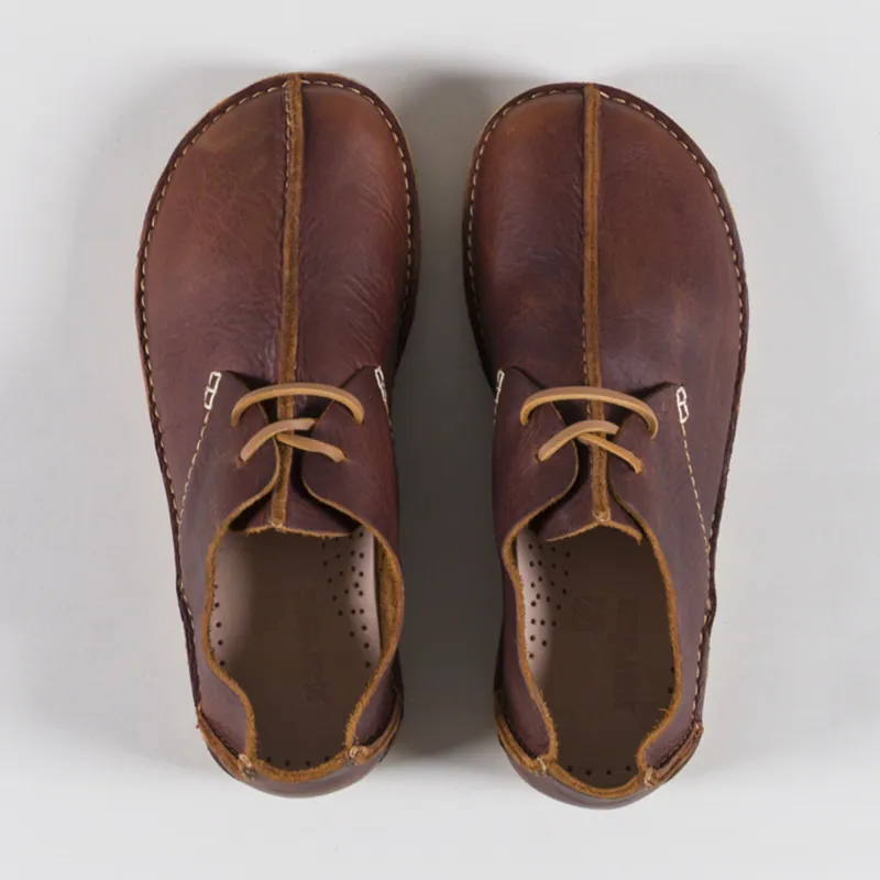 Zardus Silva Leather Shoes Chestnut-6
