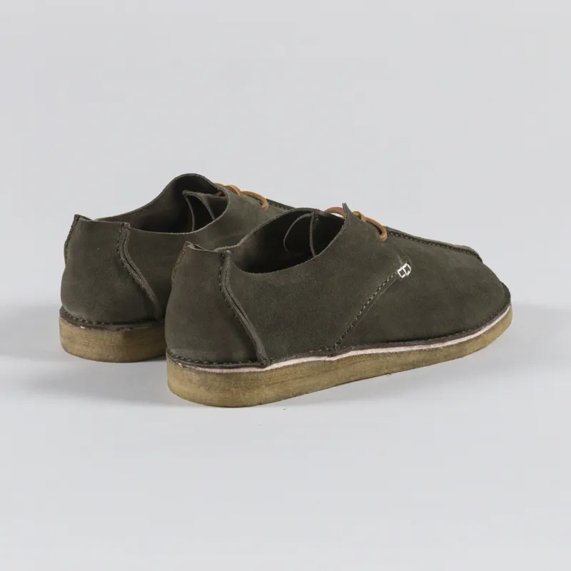 Zardus Silva Suede Shoes Olive-1