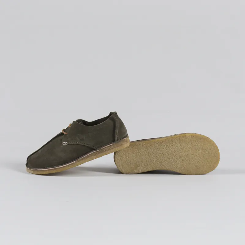 Zardus Silva Suede Shoes Olive-3