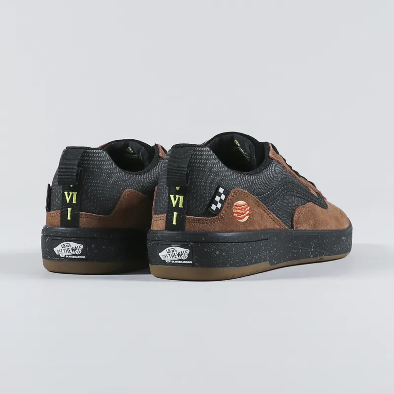Vans Zahba Shoes Zion Wright Brown Multi-3