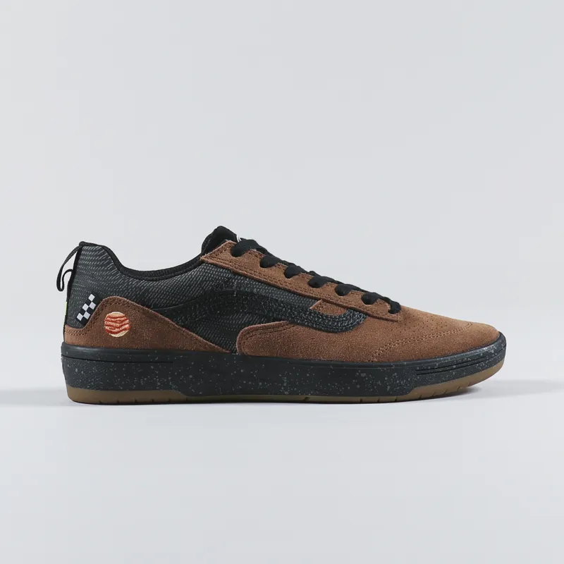 Vans Zahba Shoes Zion Wright Brown Multi-4