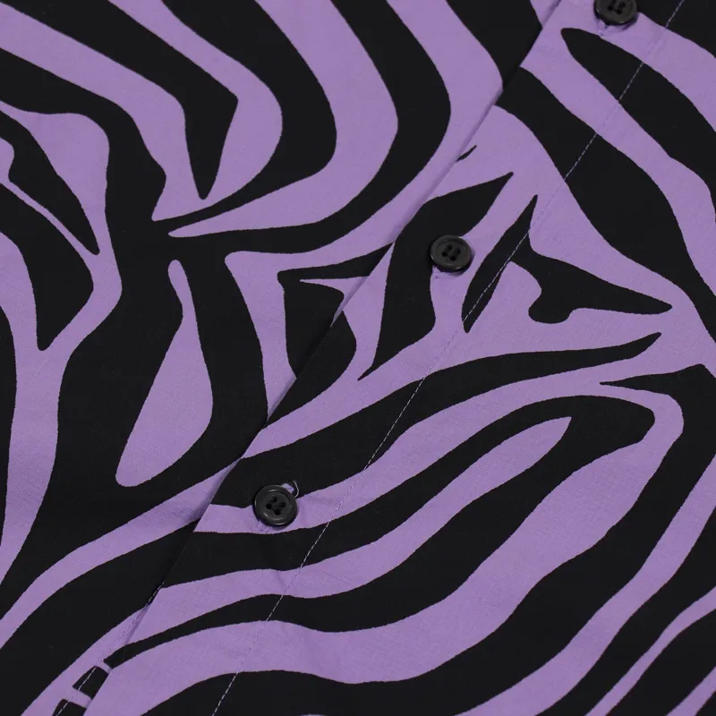 Aries Zebra Hawaiian Shirt Lilac-3