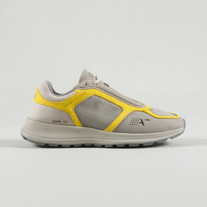 Athletics FTWR Zero V1 Shoes Silver Lining Box Yellow-4
