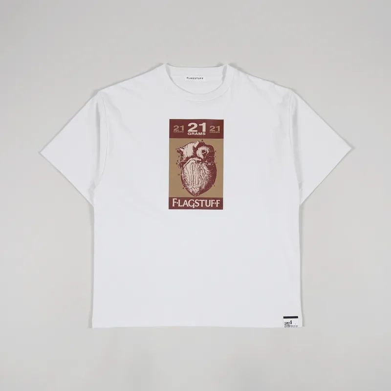 Flagstuff Zig T Shirt White