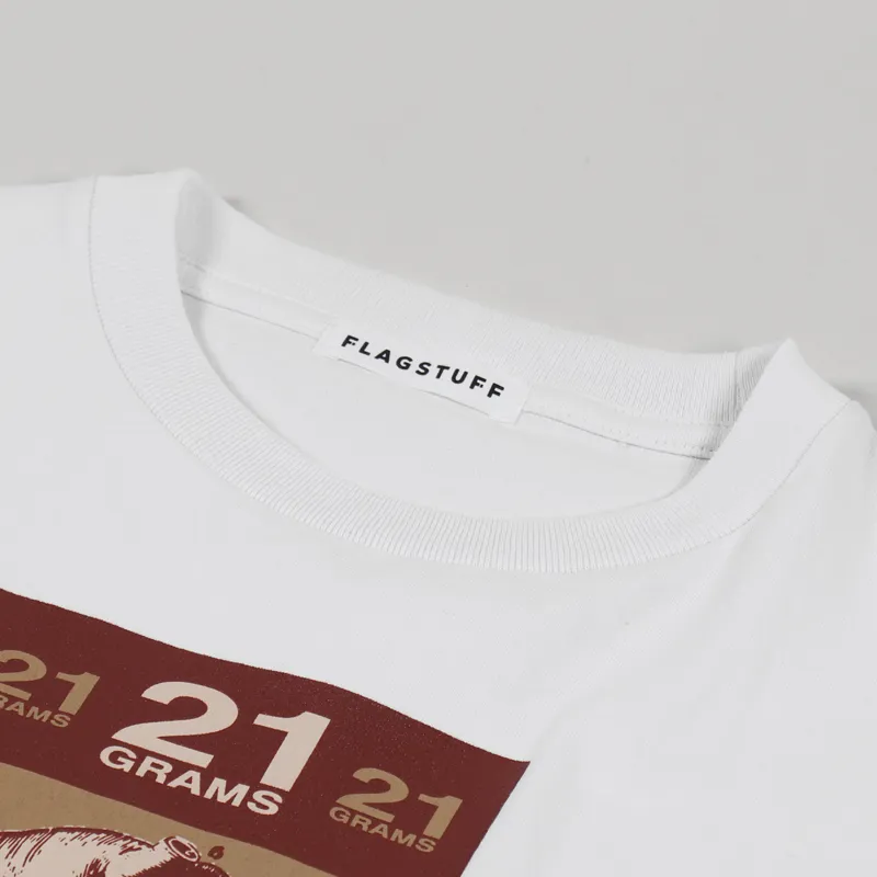 Flagstuff Zig T Shirt White-2