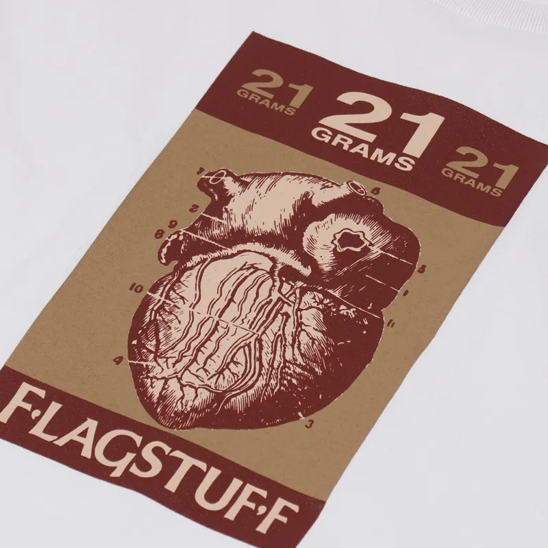 Flagstuff Zig T Shirt White-3