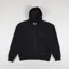 Thanks Zip Hoodie Embroidery Black