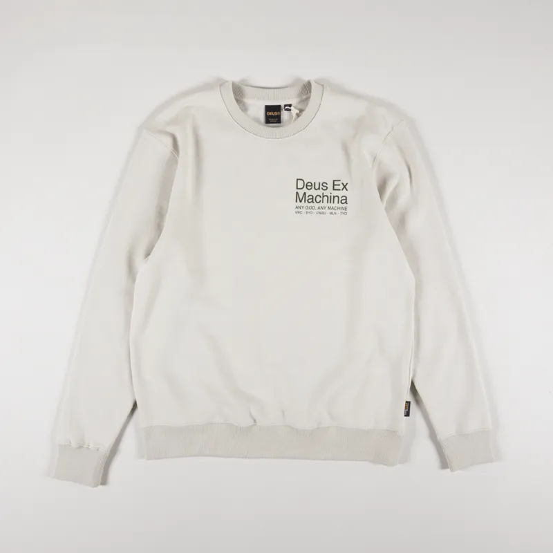 Deus Ex Machina Zoning Crew Dirty White-1