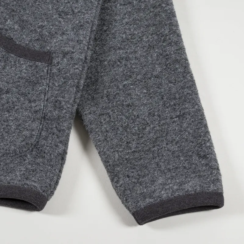 Universal Works Zip Bomber Grey Marl-6