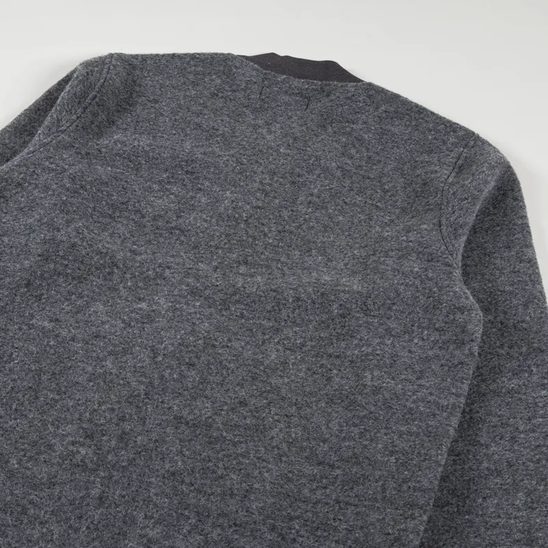 Universal Works Zip Bomber Grey Marl-5