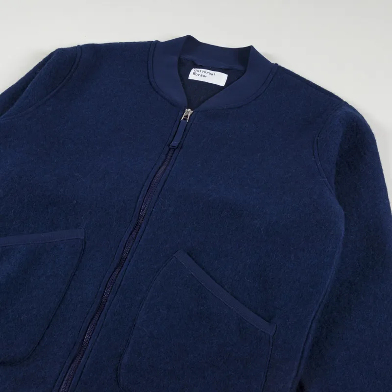 Universal Works Zip Bomber Indigo-3