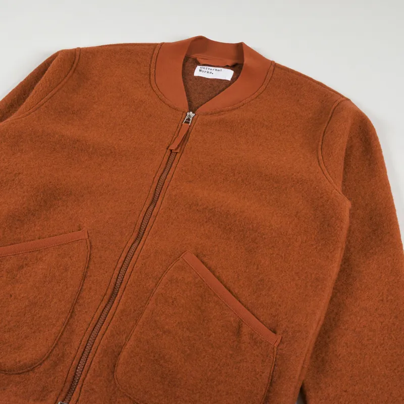 Universal Works Zip Bomber Orange-3