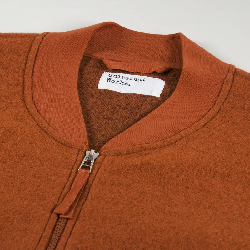 Universal Works Zip Bomber Orange-7