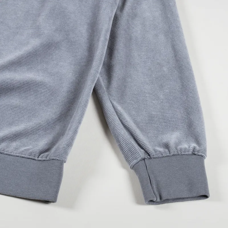 Unfeigned Zipped Sweatshirt Velour Gargoyle-5