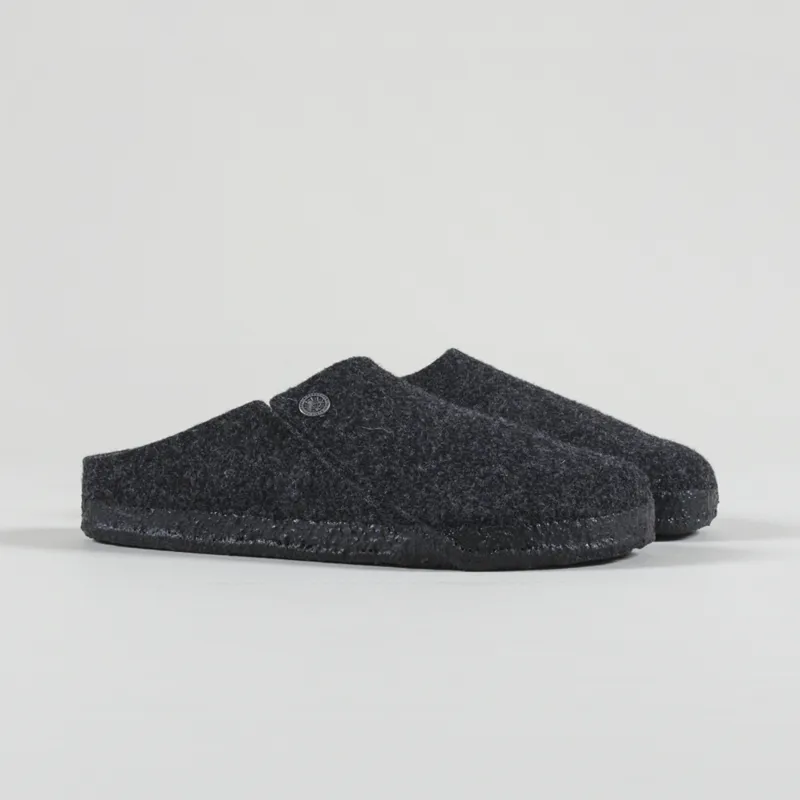 Birkenstock Womens Zermatt Regular Fit Mules Anthracite