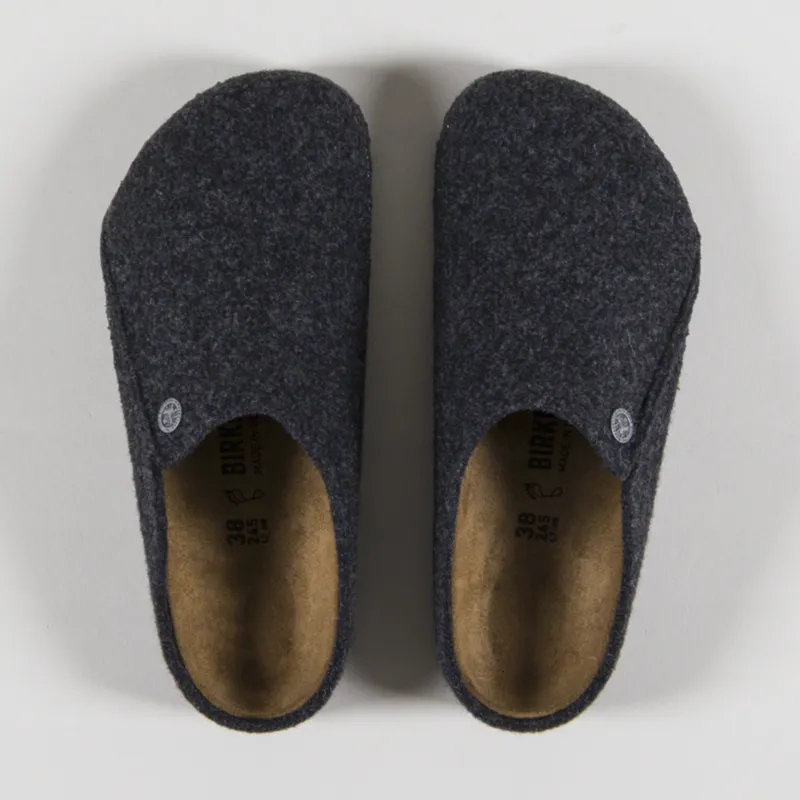 Birkenstock Womens Zermatt Regular Fit Mules Anthracite-1