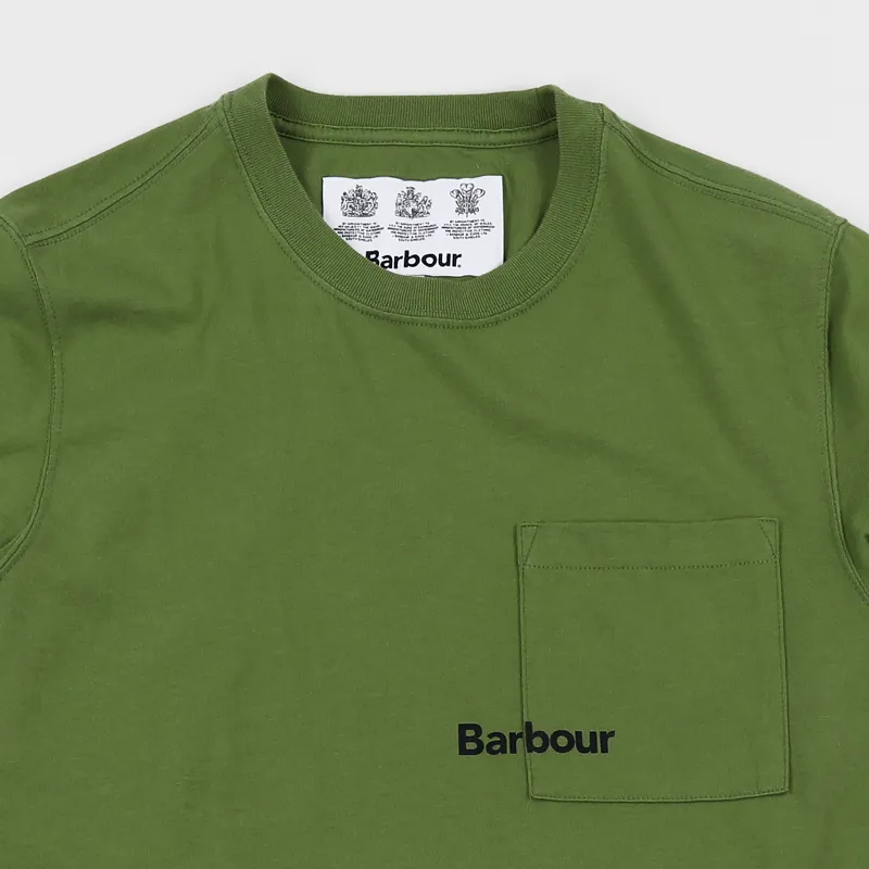 Barbour Made For Japan Abbey T Shirt Pine Green-1