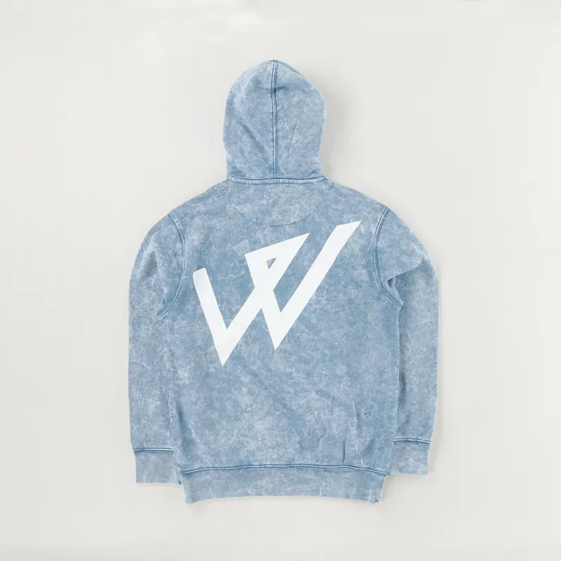 Wayward London Acid Terry Hoodie Blue