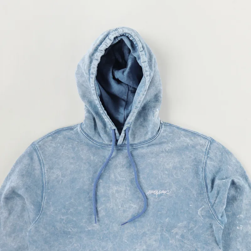 Wayward London Acid Terry Hoodie Blue-2