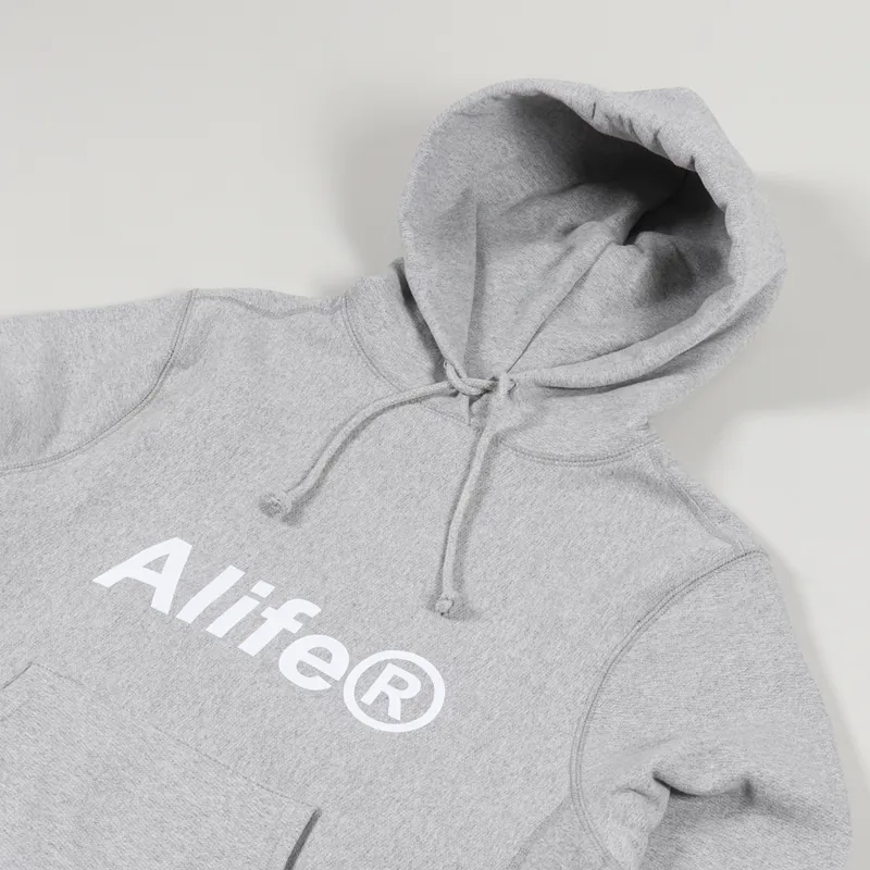 Alife Generic Logo Hoodie Heather Grey-1