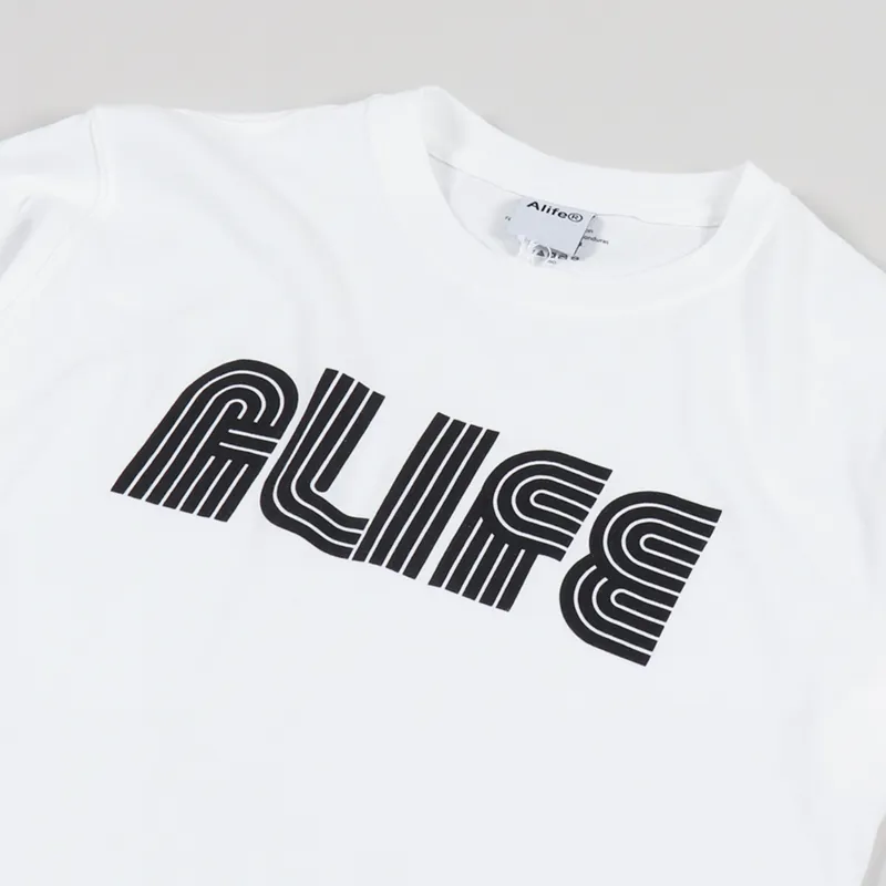 Alife Team T Shirt White Black-1